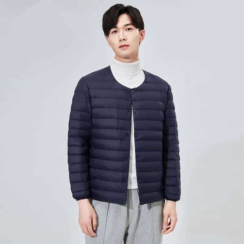2024 New Arrivals Ultra Light Down Liner Jackets Men's Winter Fashion Casual Korean Wearing Inside O-neck Packable Puffer Coats J260626 - view 3