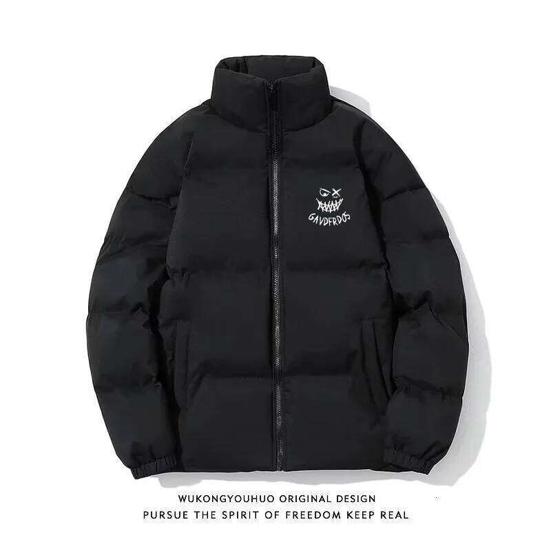 Down men's 2025 new thick couple trendy brand warm winter oversized cotton jacket W260626 - view 4