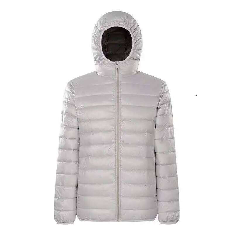 2024 New 90% White Duck Super Light Down Jacket Men's Lightweight Thermal Hooded Feather Coat W260626 - view 4