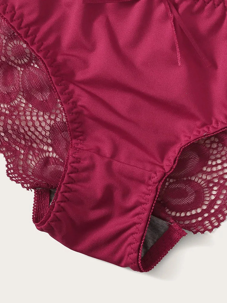 Transparent Floral Two Pieces Clothing Underwire Push Up Lingeries For Woman A2123 260626 - view 6
