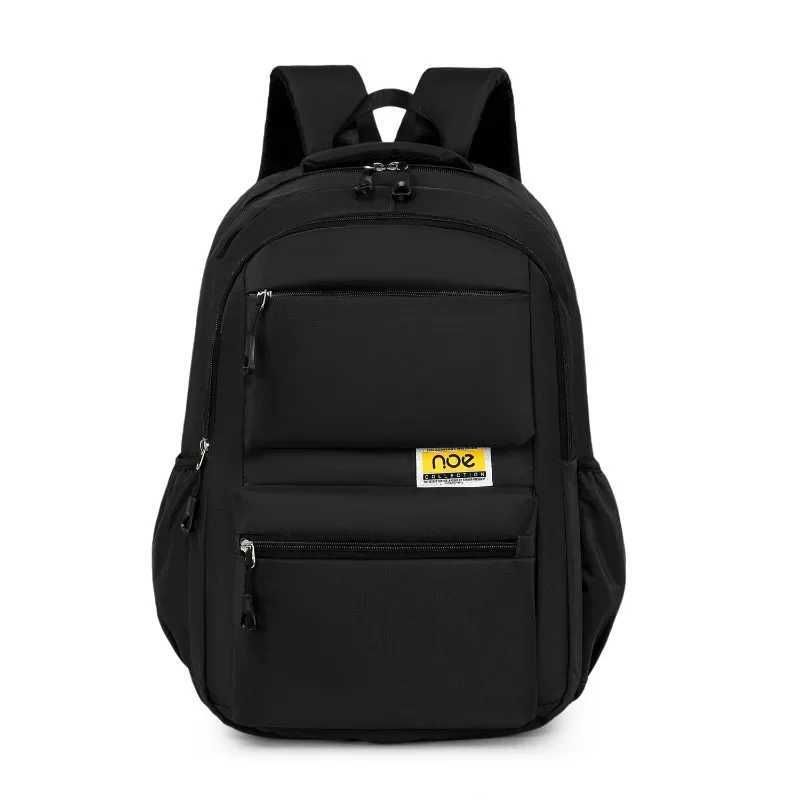 student casual backpack high school school bag fashionable minimalist laptop bag for men large-capacity outdoor travel bag M260626 - view 5