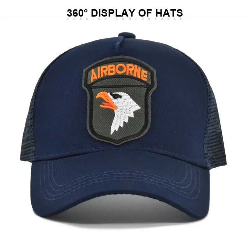 Cartoon baseball with Fashion eagle embroidery duckbill with mesh lining personalized Breathable Trucker sunhat M260626 - view 4