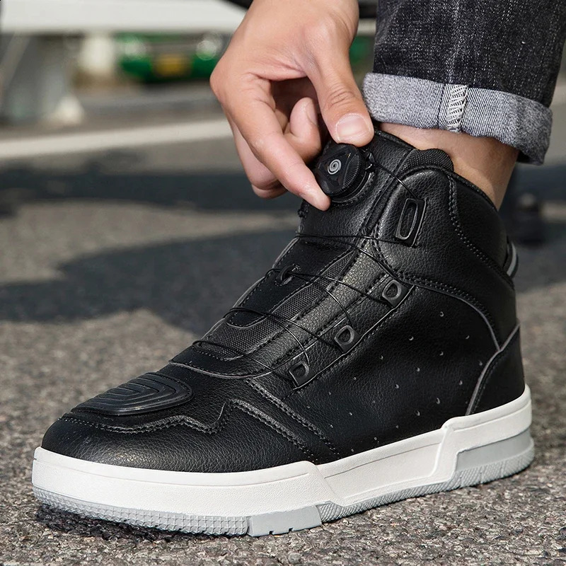 Motorcycle Boots Men Women Knight Outdoor Riding Antislip Spring Sneakers Shoes Bicycle Mountain Racing Road Speed Summer 260626 - view 4