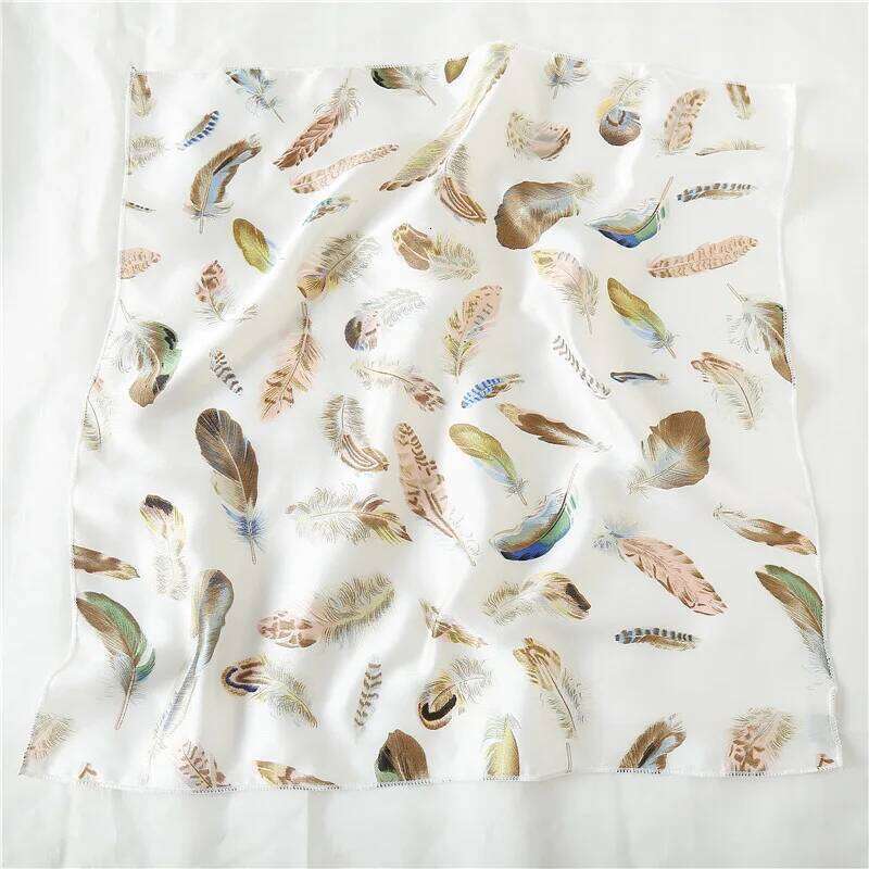 Dot Print Design Luxury Small 50cm Square Women Silk Scarf Handkerchief Hair Band Decorate Scarves Bandana 26Y06226 - view 6