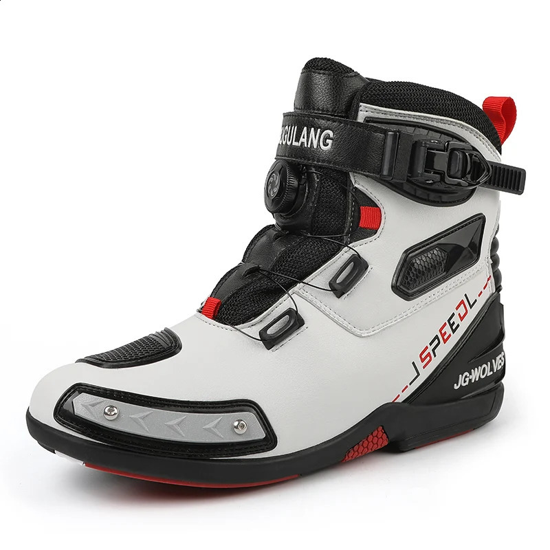 Motorcycle boots four season mens plus size hightop safety protection motorcycle shoe cross country outdoor riding 260626