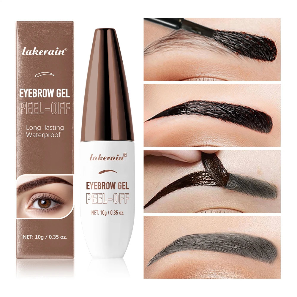 Waterproof Peel Off Eyebrow Gel Tint Semi Permanent Tattoo Brow Tint Transfer-proof For Fuller Defined Looking Brows Makeup 260626