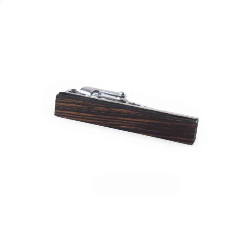 Fashionable Wooden Tie Clips 4cm Small Classy Anti-slip Clip Mans Suit Decorative Tie Clips 260626 - view 7