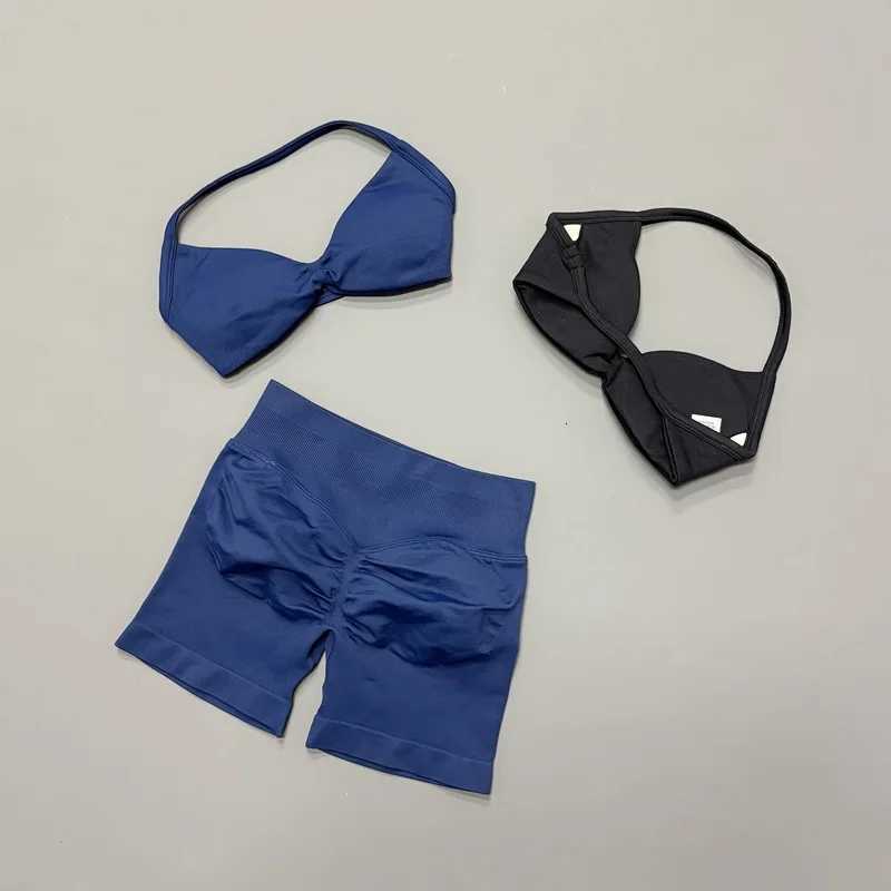 HISTELLO Sports Seamless Yoga 2PCS Set Push Up Women Bra Scrunch Butt Lift Leggings Ultra Soft Comfort Yoga Workout Wear M260626 - view 4