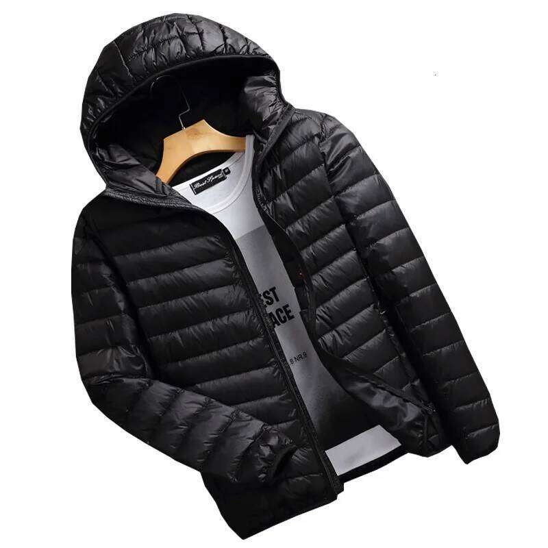 all-season ultra-lightweight foldable down Large size waterproof windproof breathable Men's hoodie jacket W260626 - view 5