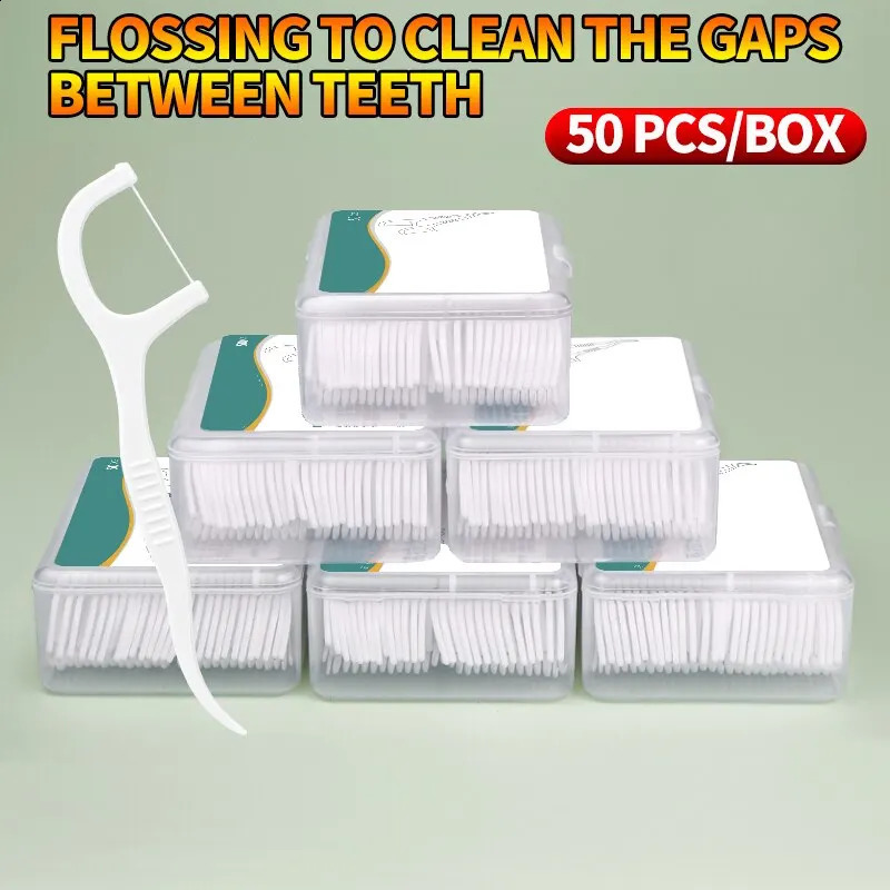 150pcs Dental Floss Plastic ToothpicksDisposable Cleaning between TeethSeparate BoxOral Care 260626 - view 4