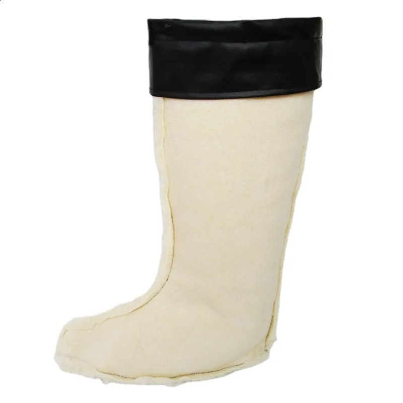 Oversized Mens Knee-High Rain Boots with Fleece Lining Cotton Cover and Warm Cotton Sock Liner Sizes 46-52 260626 - view 1