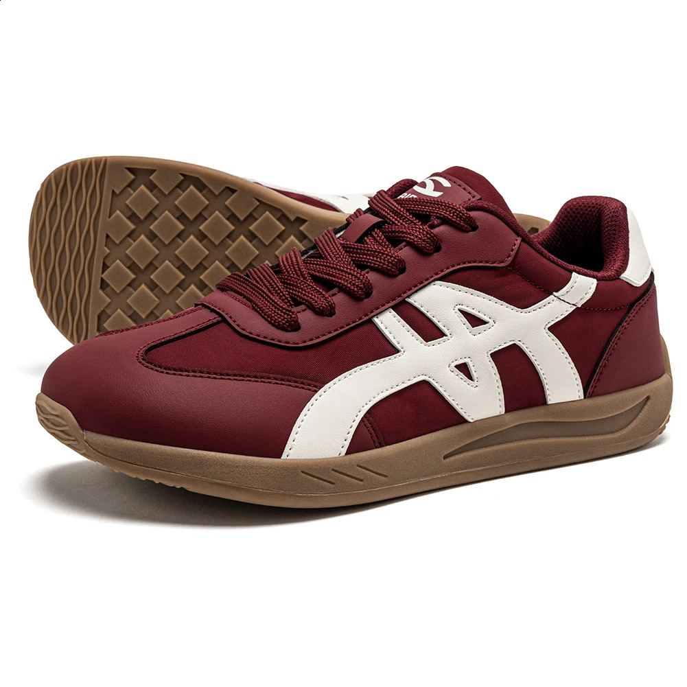 HOBIBEAR Barefoot Shoes Unisex Wide Width Artificial Leather Sneakers Classic Retro Minimalist Walking Shoes 260626 - view 3