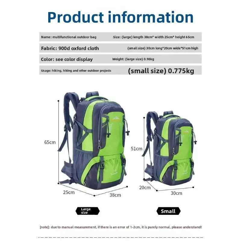 school hiking large-capacity backpack bag for women 70L 40L travel bag outdoor travel luggage bag M260626 - view 3