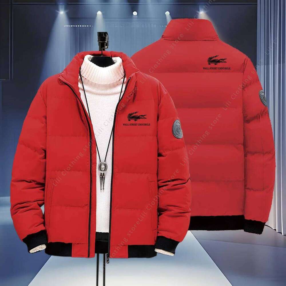 Wall Street Crocodile Coats Puffer Thick Warm Bomber Parkas Down Men's Winter Jackets New W260626 - view 4