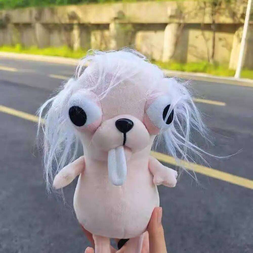 Keychain Stuffed Animals Chihuahua Doll School Backpack Pendant Weird Cute Plush Puppy Pet Gift Kids Toy 26Y0626 - view 3