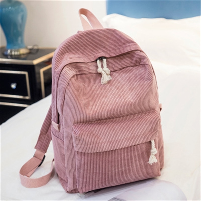 Corduroy Women Schoolbag Backpack Training Antitheft Shoulder Bag For Teenager Knapsack Unisex Classic Campus Port y260615