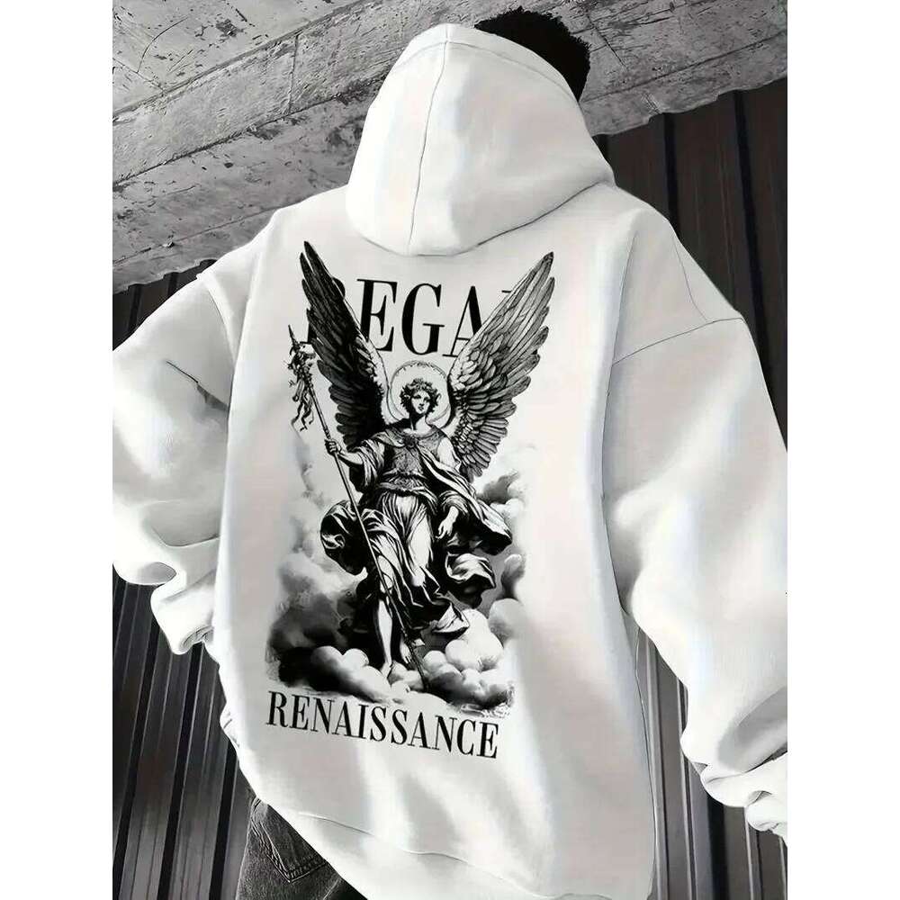 The 2025 fashion new men's hoodie comfortable and casual patterned printed sweatshirt high-quality streetwear W260626 - view 3