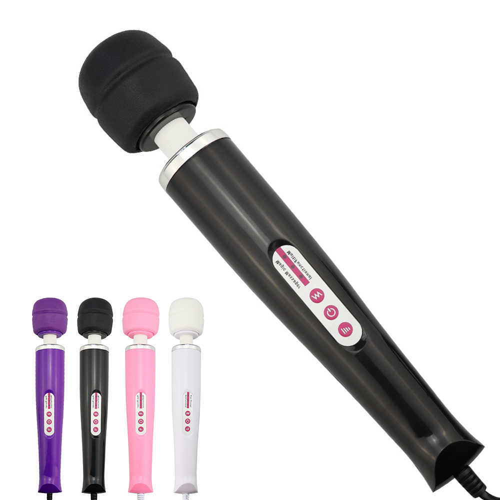Big Powerful Magic Wand Vibrator AV G-spot Nipple Massager Vaginal Dildo Clitoral Stimulator Sex Toys for Adults Women Female M260626