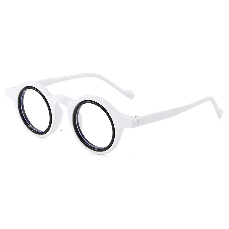 New Model: Unique Fashionable Niche Retro Round Small Frame Myopia Glasses For Trendy Men And Women With A High-End Artistic Feel - view 6