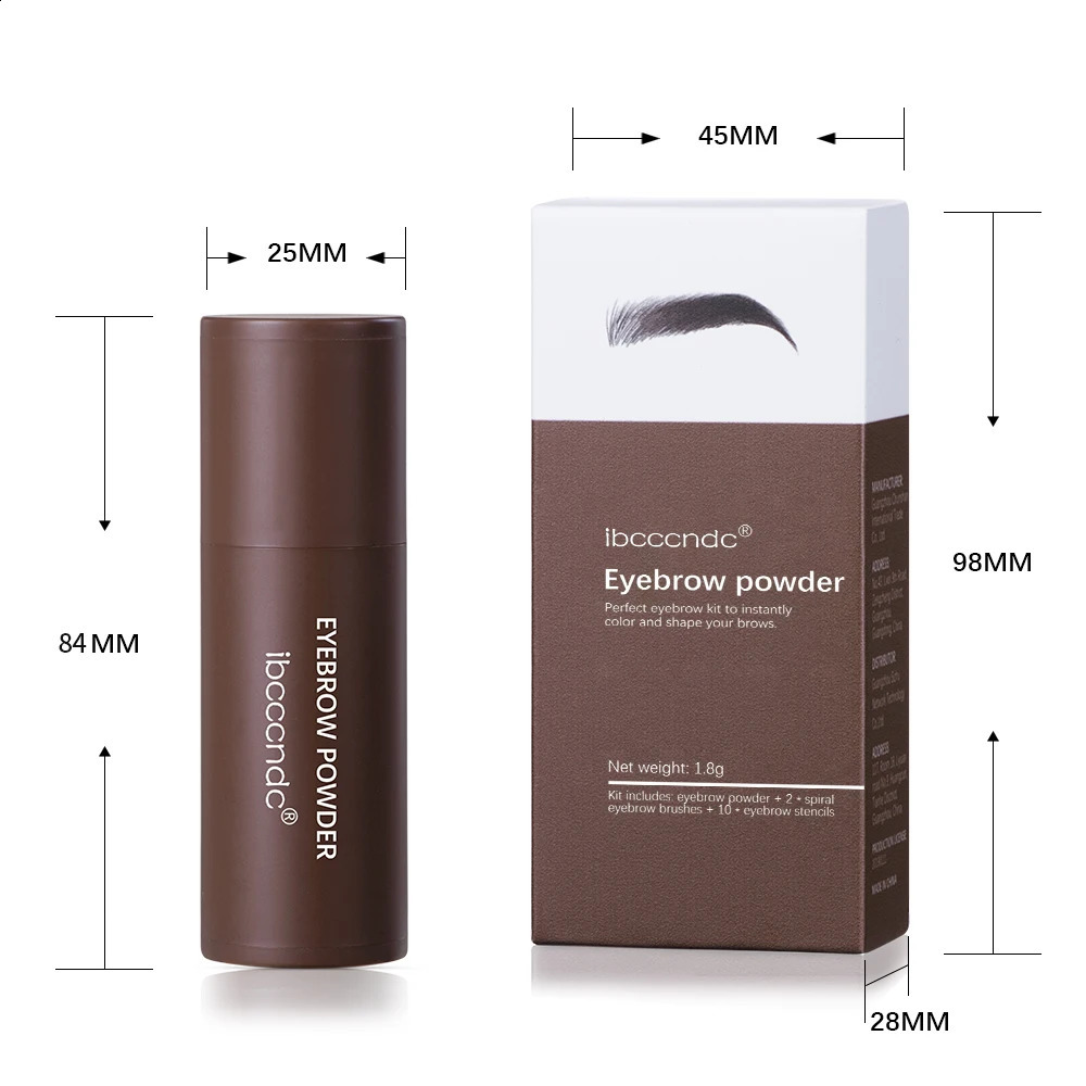 Eyebrow Stamp Waterproof Long Lasting Natural Brow Stamp Shaping Kit Shape Brow Stamp Con Stick Hairline 3Colors 260626 - view 7
