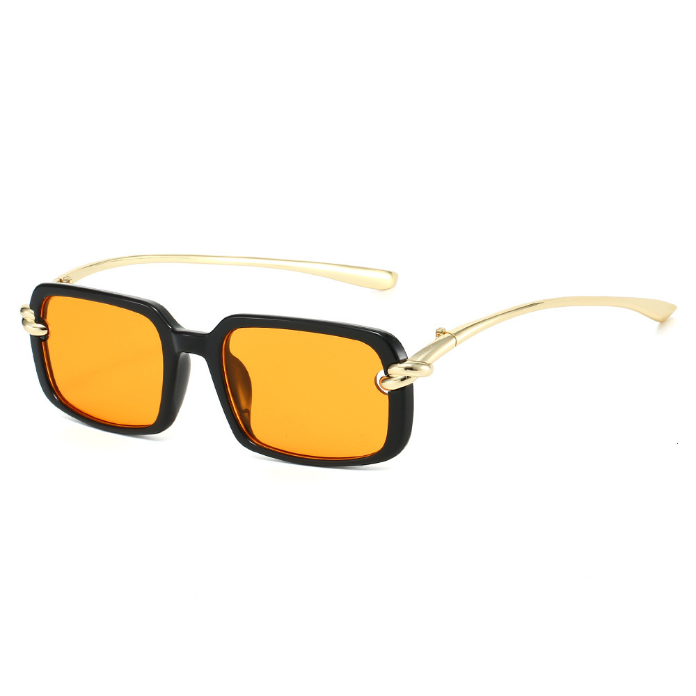 2026 European And American Trend Retro Square Rope Knot Metal Leg For Women Modern INS Sunglasses - view 3
