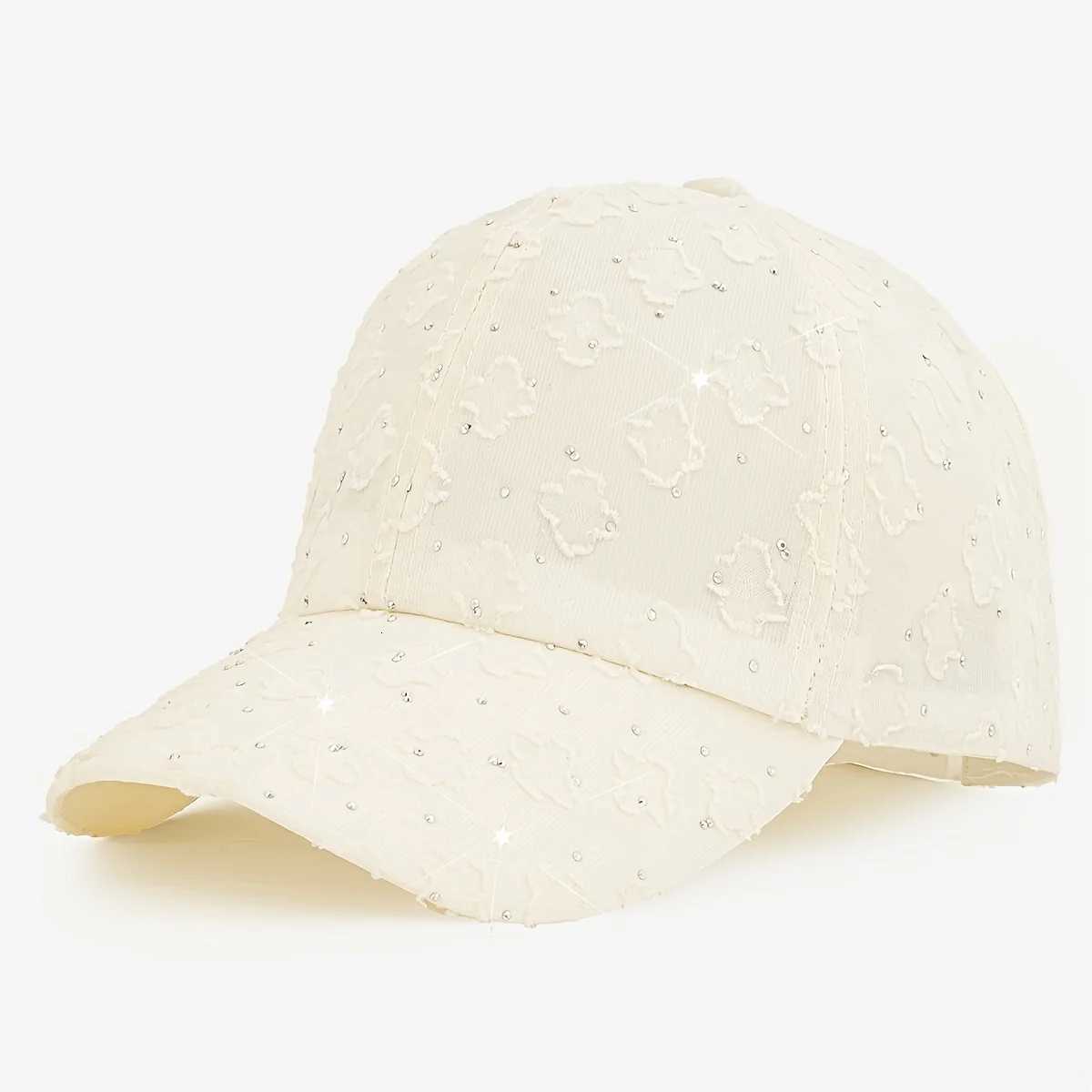 Baseball Rhinestone-embellished Womens Glittery Retro Distressed Fashionable Versatile Outdoor Wear in Spring Summer M260626 - view 7