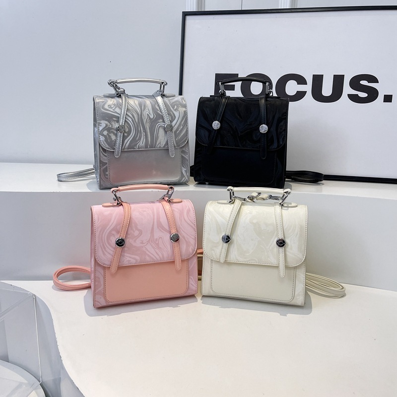 Summer New Niche French Style Women Backpack, Unique Trendy Large Capacity Casual Handheld Fashion Handbag - view 3