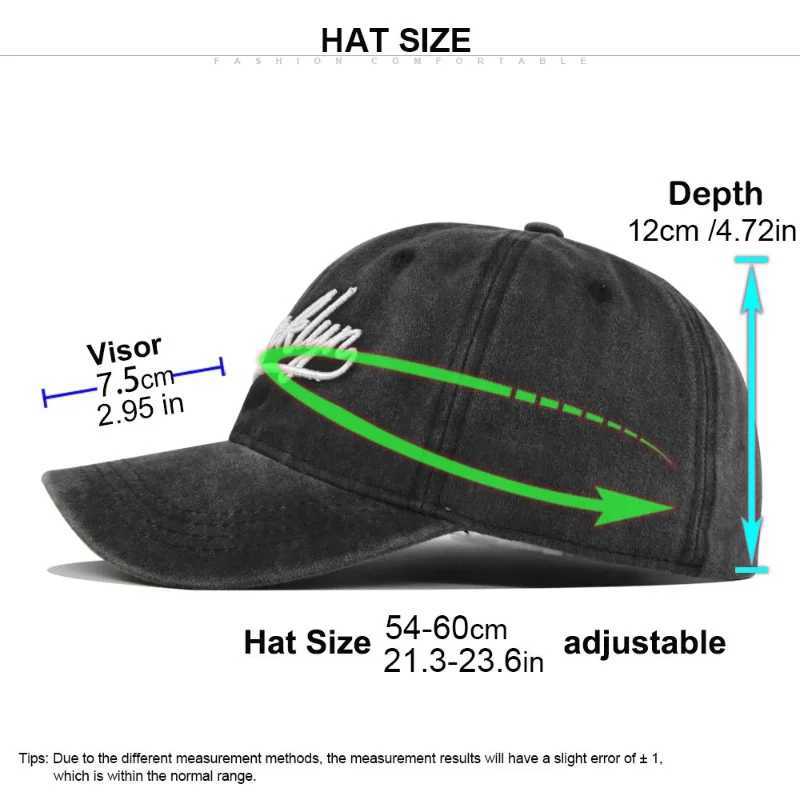 Hop Unisex SnapHat Hip Retro Casual Dad Hat for Men Women Sport Gift Vintage Washed Cotton Baseball Embroidery Brooklyn M260626 - view 7