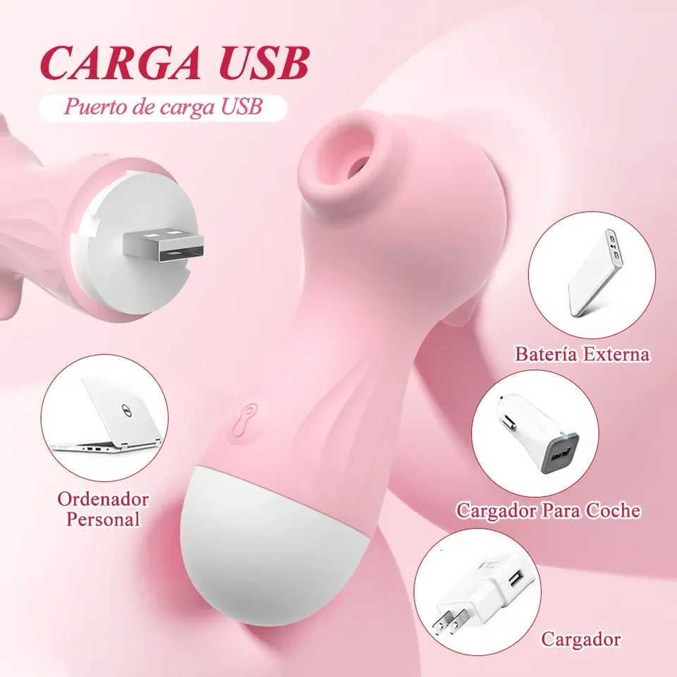 Clitoris Powerful Sucking Vibrator Female Stimulator Blowjob Sucker Nipple Massager Oral Suction Masturbator Sex Toys for Women M260626 - view 6