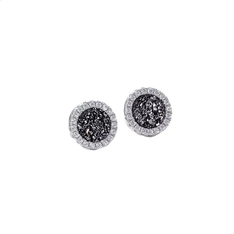 2Pcs y Crystal Black Blue and White Color Magnetic Ear Clips Non Piercing Stud Wedding Jewelry Accessories For Women 260623 - view 7