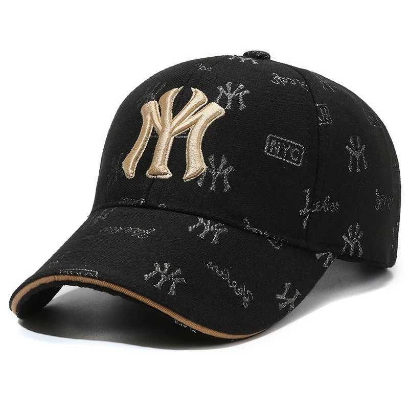 MY Letter Embroidery Baseball Unisex Caps Spring and Autumn Outdoor Adjustable Casual Hats Sunscreen Hat Sports M260626 - view 3