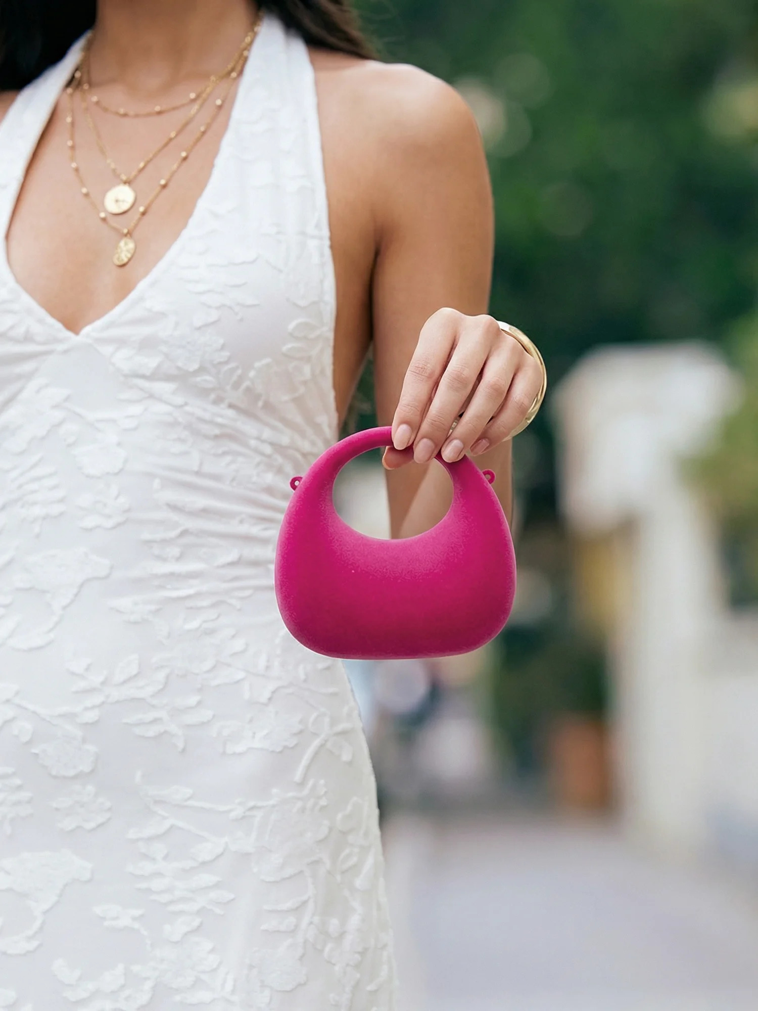 Stylish Mini Velvet Evening Bag Womens Chain Crossbody Wedding Party Shoulder y ner Handbag Coin Purse 260612 - view 3