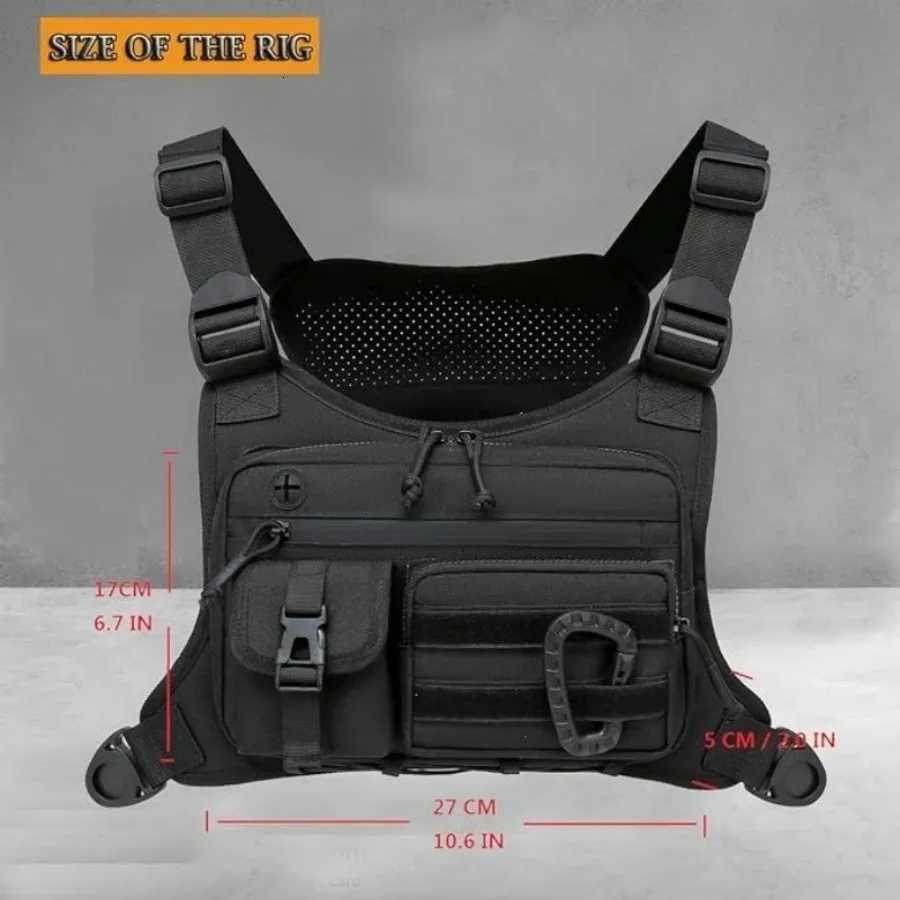 bag Mens outdoor sports chest running vest tactical pack outdoor sports chest pack M260626 - view 7