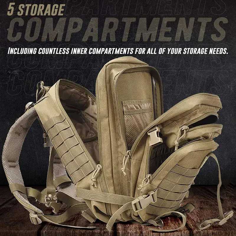 Big Fashion Hiking Backpack Men Capacity Tactical Men Backpack Camouflage Travel Outdoor Hiking Tactical Travel Backpacks M260626 - view 4