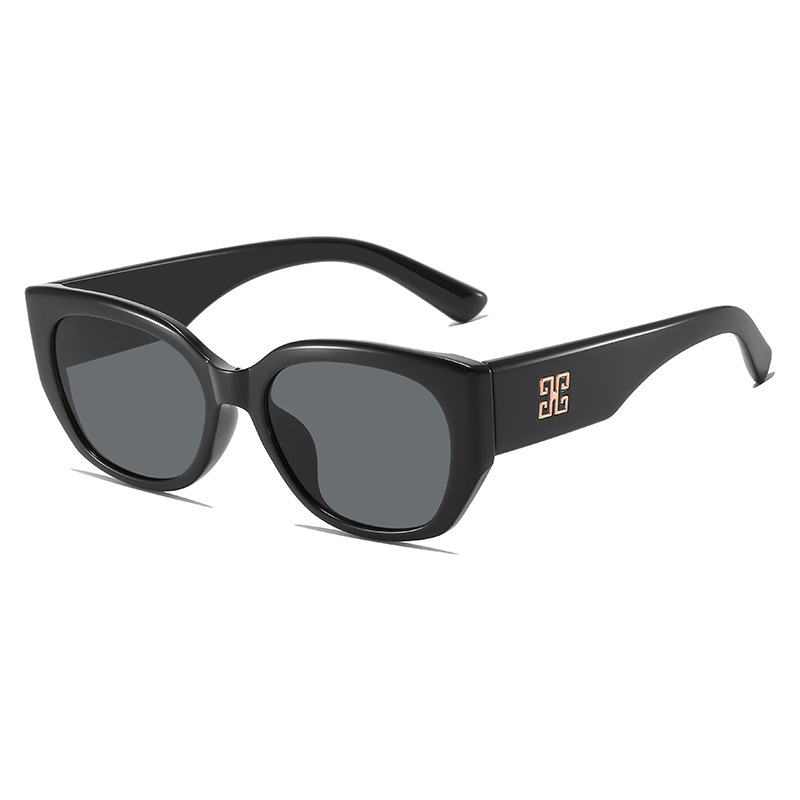 Women's Designer's New Internet Famous Luxury And High-end Sunglasses Women's Large Frame Retro Cat Eyes Women's Cat Eyes Fashiona - view 6