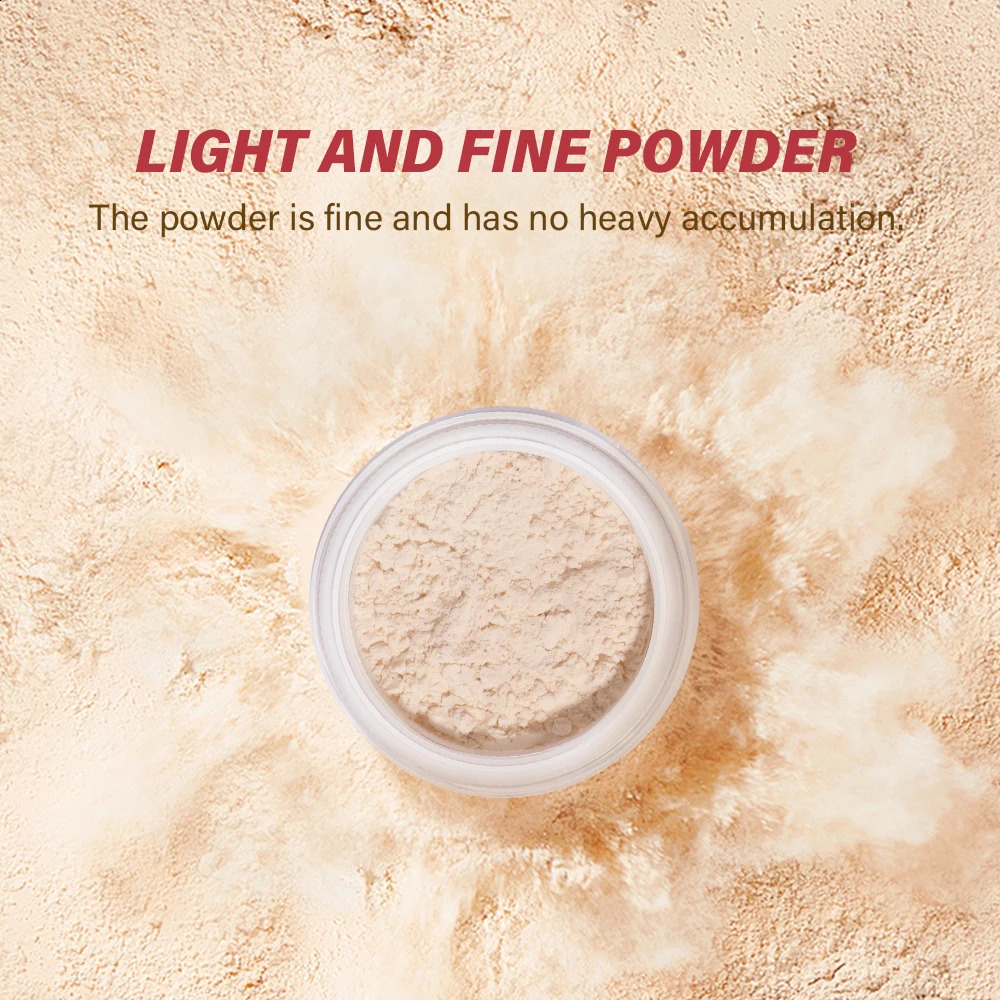 Setting Powder long-Lasting Matte Pink Finish Oil Control Makeup Fixation Removal Pore Modification Setting Cosmetics one size 260625 - view 3