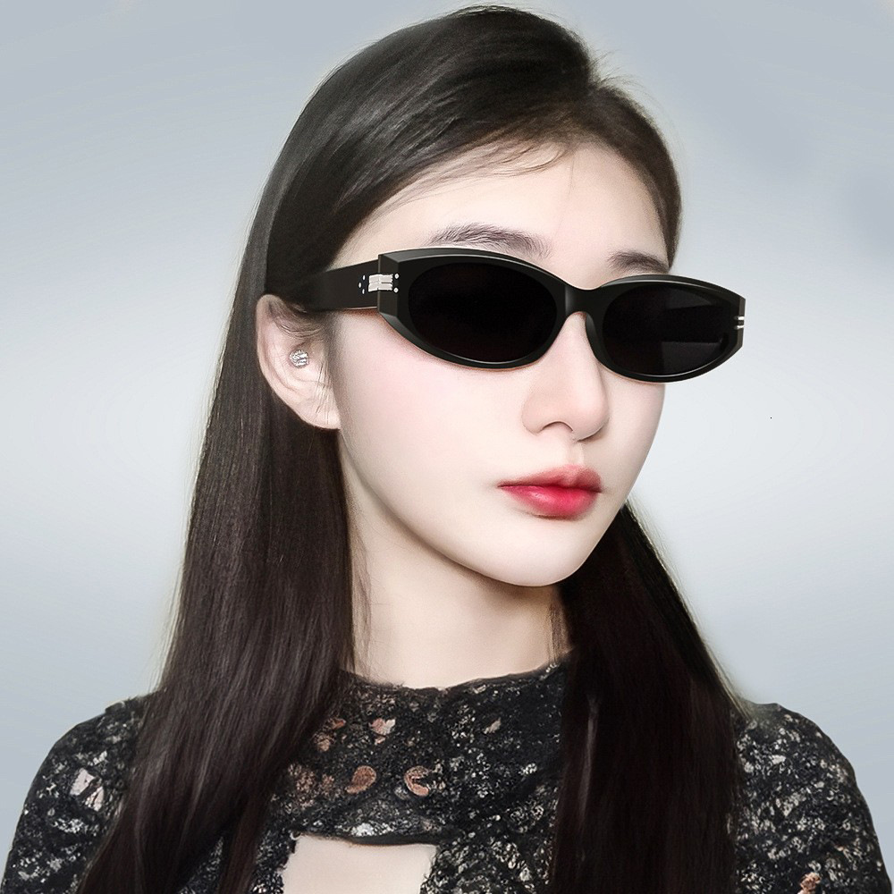 Flower Youth Style GM for Women, High-end Cat Eye Look, Internet Celebrity UV Protection Sunglasses wholesale