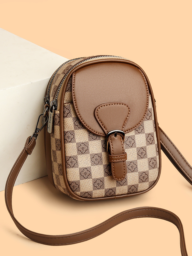 Designer Bag 2026 New Women's Phone Bag, High-End Fashion Print Coin Purse, Vintage Versatile Shoulder Crossbody Handbag - view 4