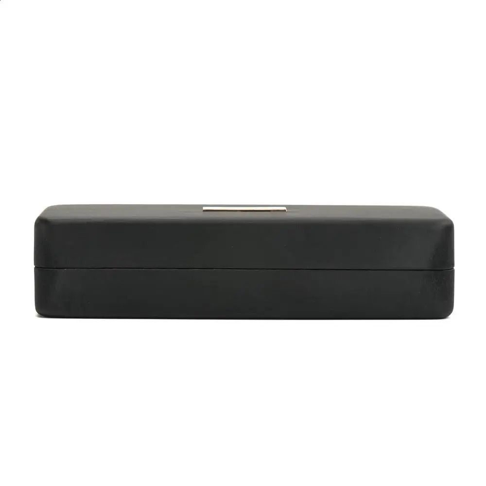 High-grade Black Iron Case For Glasses Square Brushed Black Cortex Customizable 003 260625 - view 5