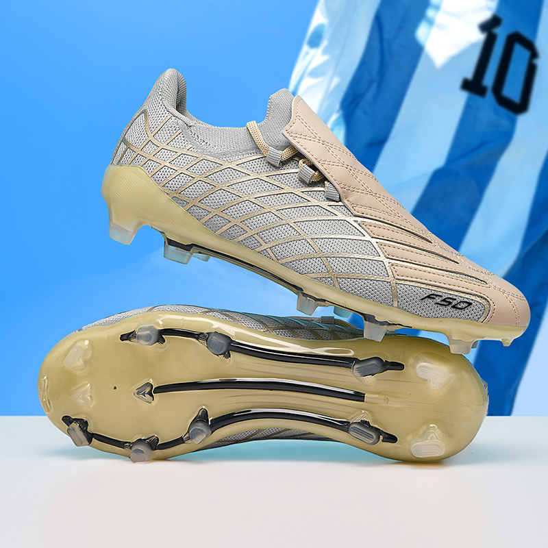 Men Breathable Mesh Soccer Cleats FG Firm Ground Studs Football Shoes Non Slip Transparent Sole Outdoor Professional Training Soccer Boots - view 4