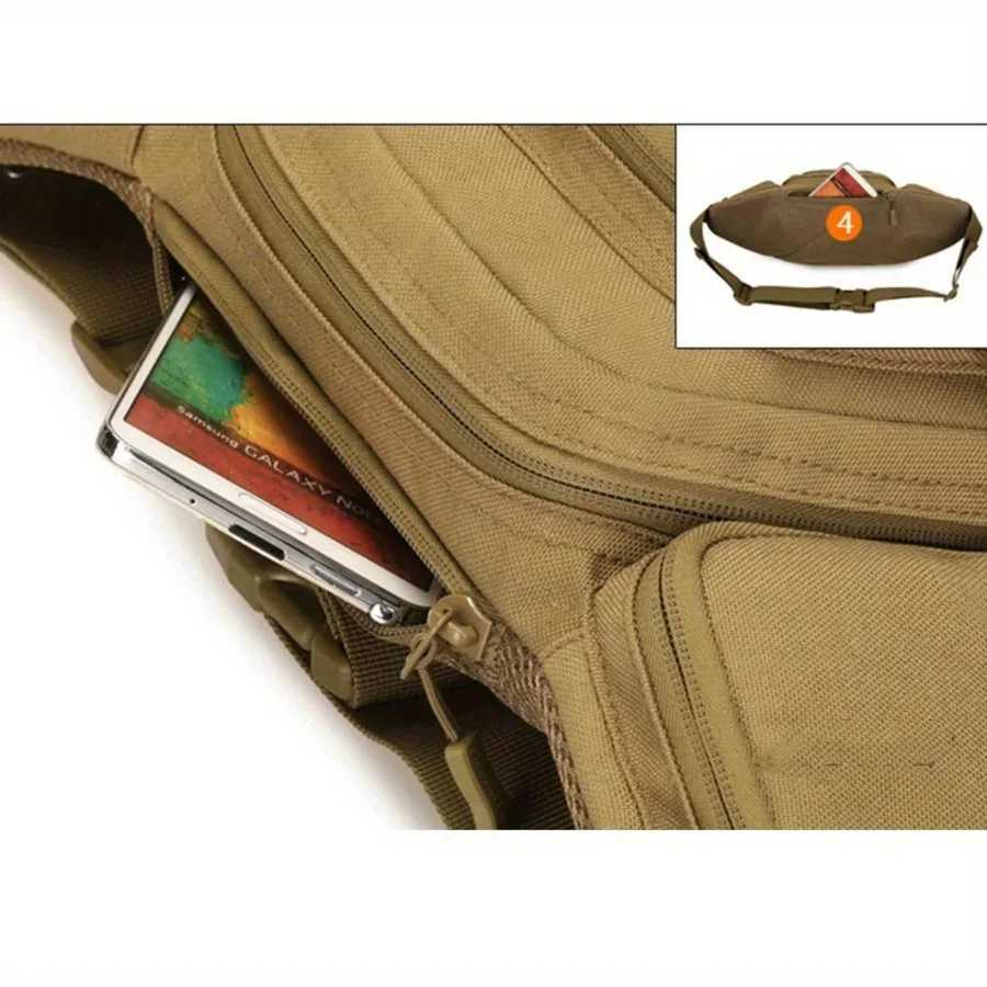 Belt Men Pack Waist Fanny Bag Tactical Military Motorcycle Rider Sports Climb Camping Nylon Male Tool Sling Chest Hip Bum Bag M260626 - view 7