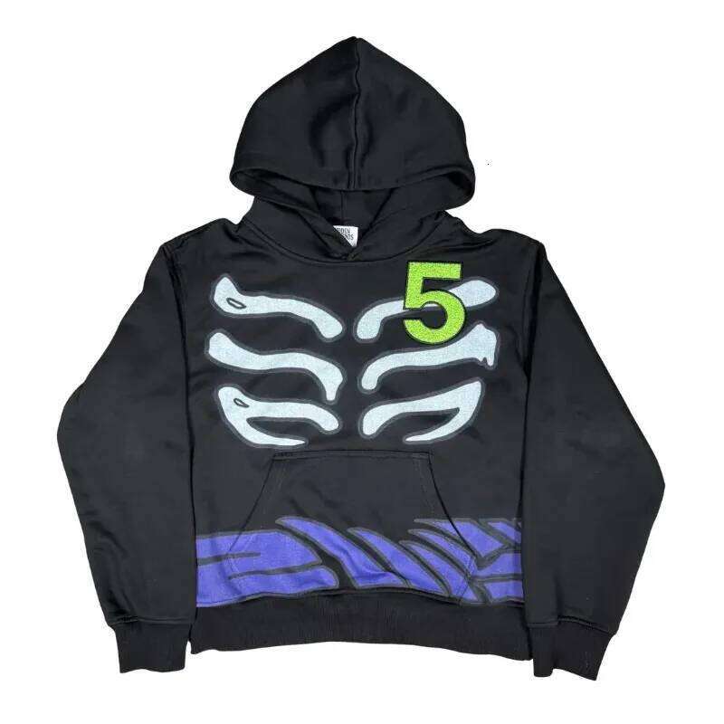 Ninja Cartoon Graphic Y2K Zip Hoodie Jacket Men Women Loose Fit Streetwear Hooded Sweatshirt Casual Hip Hop Fashion Sweatshirts W260626 - view 4