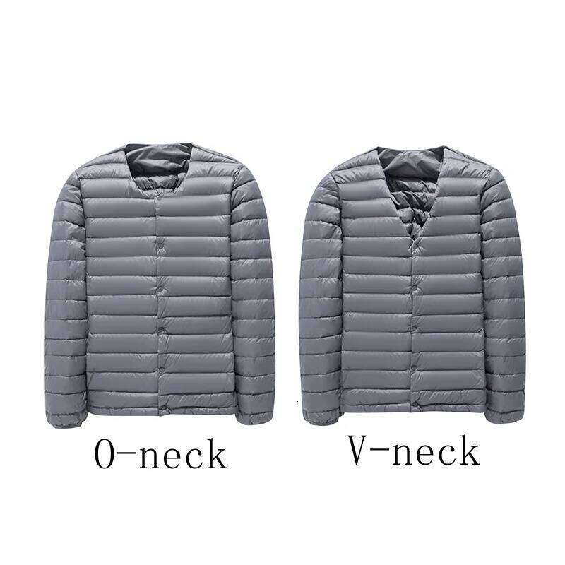 NewBang Matt Fabric Ultra Light Men V-neck Men's Down Jacket Slim Windproof Portable Lightweight Coat Warm Liner J260626
