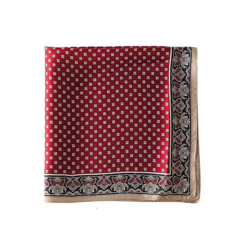 100% Silk Print Hijab Band Luxury Bandana Female Shawls Ribbon Headscarf Designer Hair Scarf Foulards 26Y06226 - view 6