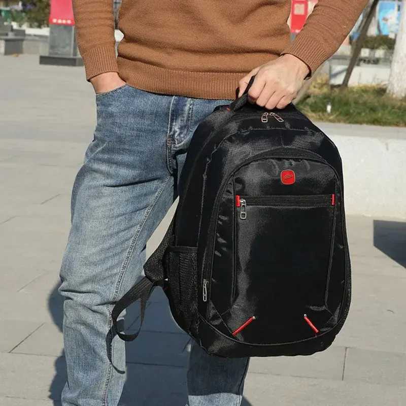 Bag School Large-capacity Casual Student Solid Color Backpack Material Oxford Men New Backpack Multi-functional Simple Bag M260626 - view 7
