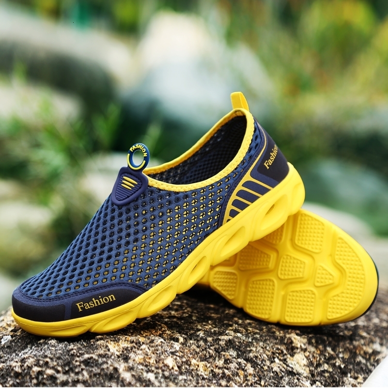 Men Aqua Shoes Outdoor Breathable Beach Shoes Lightweight Quick-drying Wading Shoes Sport Water Camping Sneakers Shoes 260625 - view 1