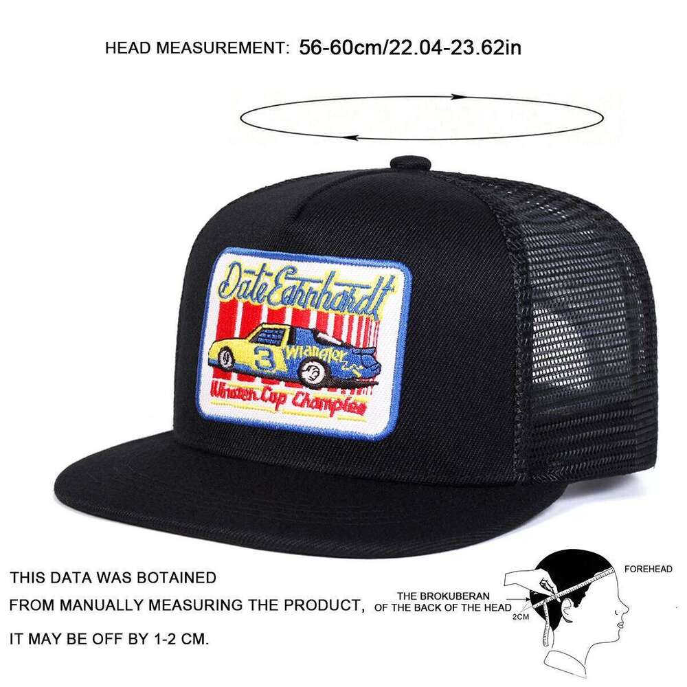 Unisex DALE EARNHARDT Embroidery Hip-hop Net Hats Spring Summer Outdoor Adjustable Casual Baseball Caps Sunscreen Hat W260626 - view 7