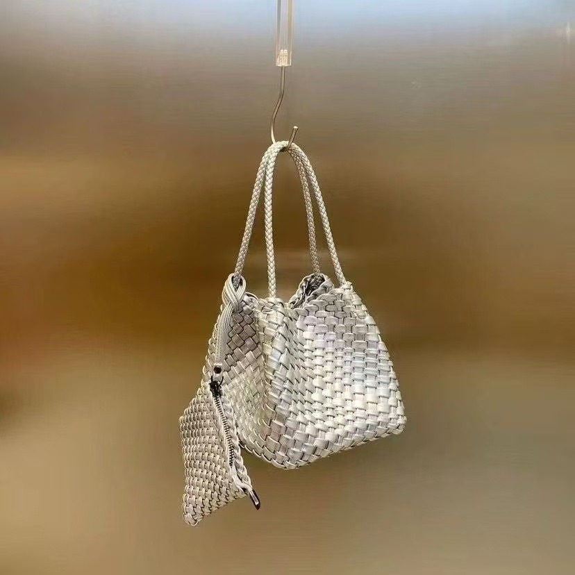 Luxury Fashion Bag 2026 Woven Goddess Style Top Handle Bag for Women, Premium Embossed Texture Handbag, Trendy Hot Sale Ladies Purse - view 7