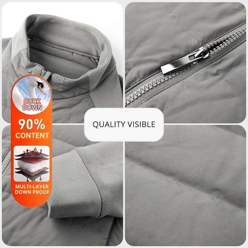 High End 90% Light Brand Casual Fashion Men Down Jacket Streetwear New Windbreaker Stand Collar Puffer Winter Feather Coats W260626 - view 5