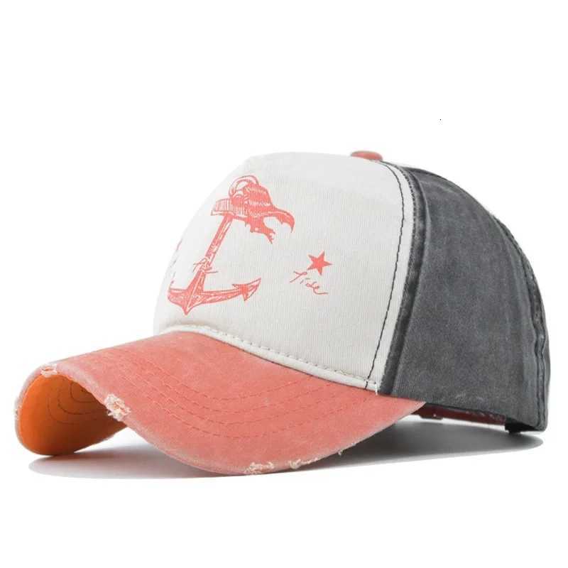 Hats Spring and Autumn Couples Cotton Baseball Hats for Men and Women Made Used Anchor Sun Hats Women Beach Gift Boating Yacht M260626 - view 3